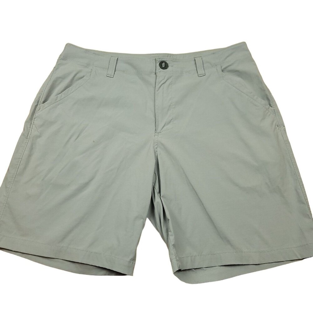 Under Armour Golf Shorts Men 34 Match Play‎ Loose 8" Gray Stretch HeatGear